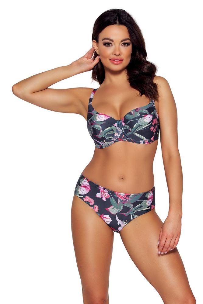 AVA BIUSTONOSZ SK 173 NAVY FLOWERS