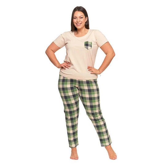 MORAJ PIŻAMA NOCNA DAMSKA PLUS SIZE PDD5300-010 - AW2024/25