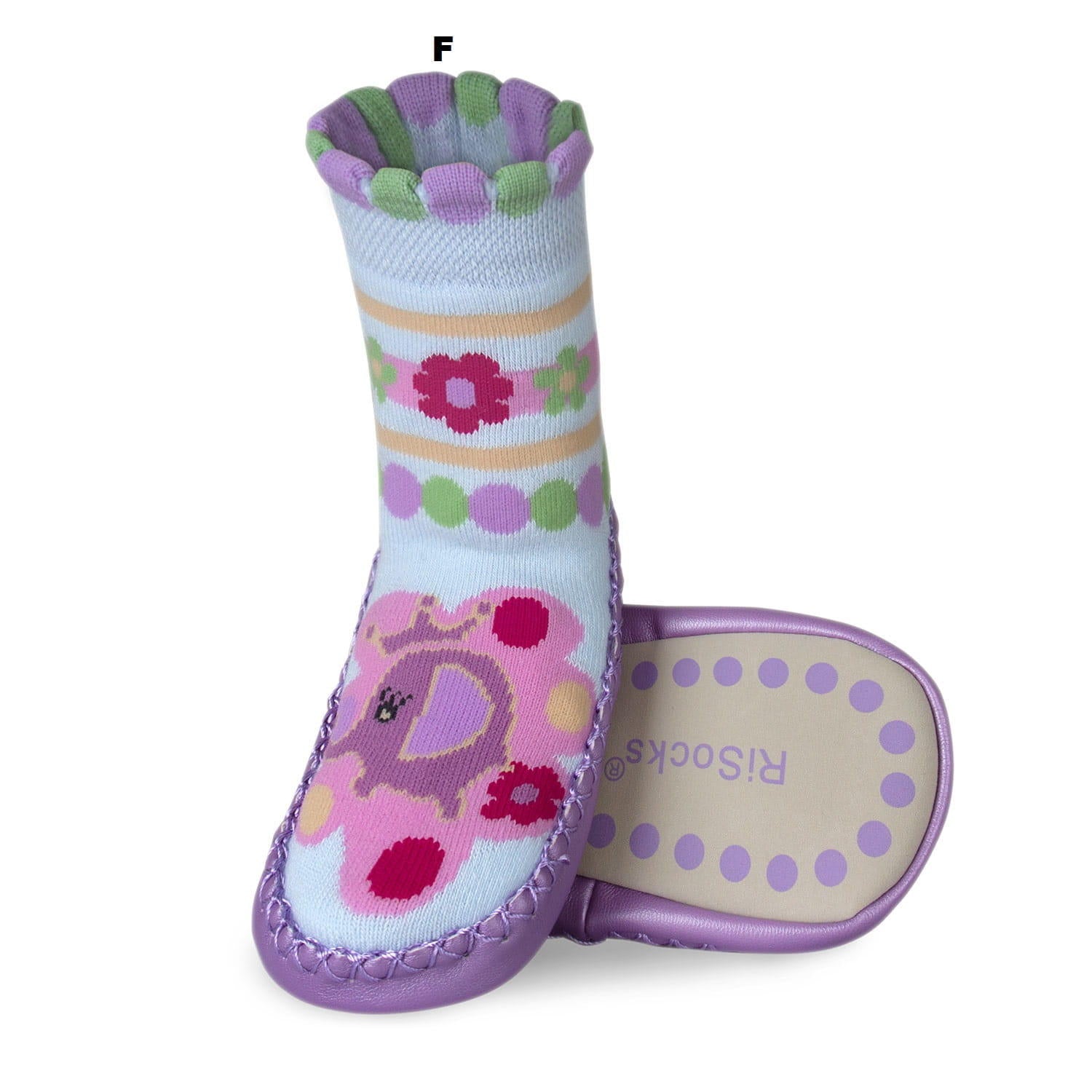 RISOCKS SKARPETY DZIECIĘCE Z PODESZWĄ SŁONIKI GIRLS 2478798