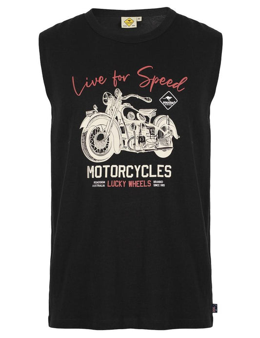 RAJ-POL ROADSIGN MĘSKI TANK TOP MOTORCYCLES CZARNY 21-036156, 21-036157, 21-036158, 21-036159, 21-036160
