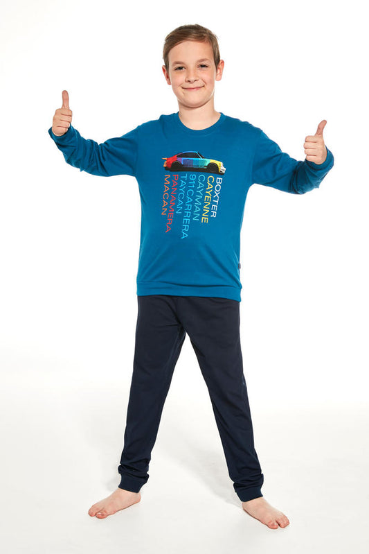 CORNETTE PIŻAMA YOUNG BOY DR 267/150 CAR MODELS