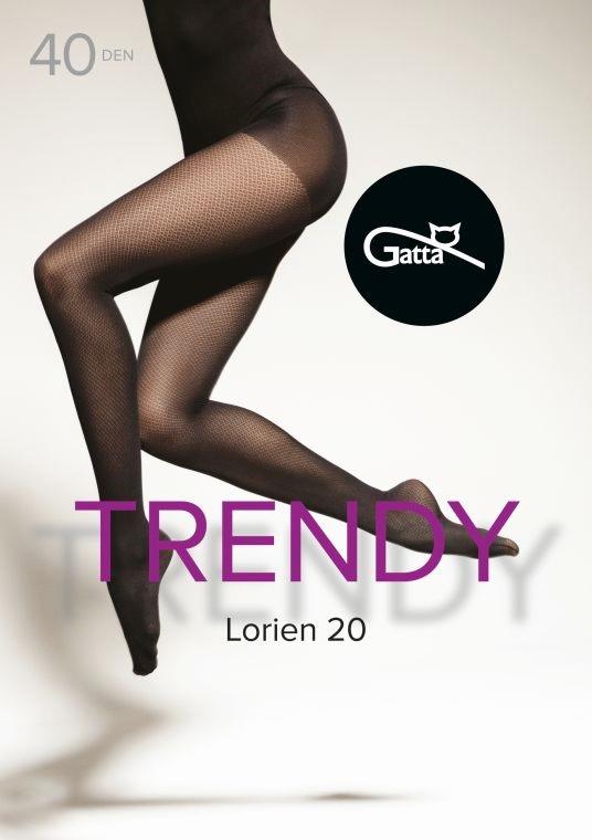 GATTA LORIEN 20, 21, 22 - RAJSTOPY DAMSKIE WZORZYSTE 40 DEN 000.198 - TRENDY 23/24