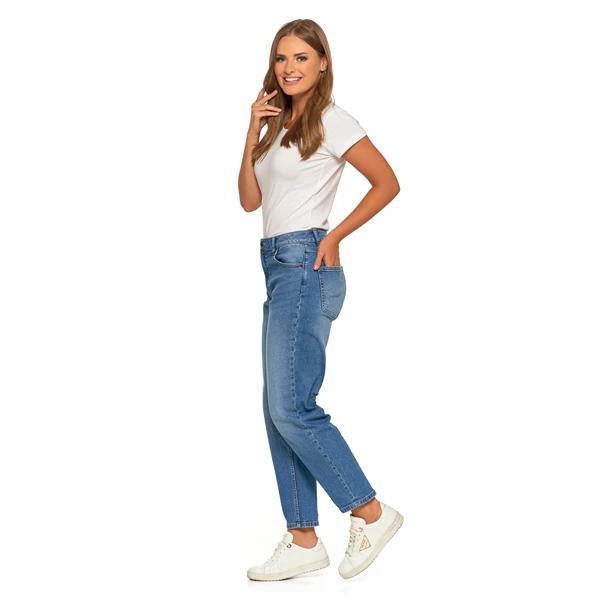 MORAJ DAMSKIE SPODNIE JEANSOWE MOM FIT OSD5000-006