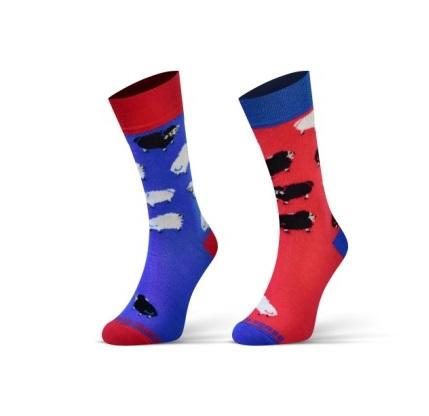 SESTO-SENSO FINEST COTTON DŁUGIE SKARPETKI - DUO (1 PARA - DWIE RÓŻNE SKARPETKI)