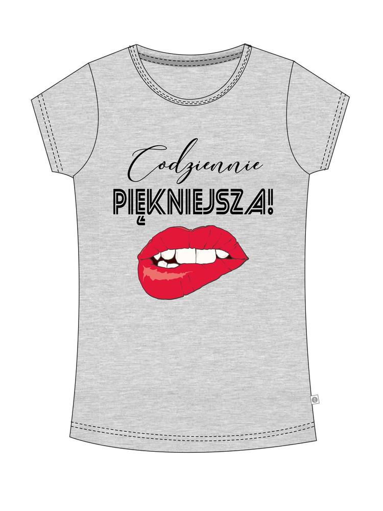 YO PKK-0102K PODKOSZULKA T-SHIRT DAMSKI NAPIS V2 - WL 2022