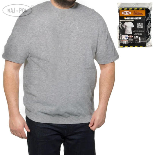 RAJ-POL T-SHIRT MĘSKI PLUS SIZE WORKER ART.725007