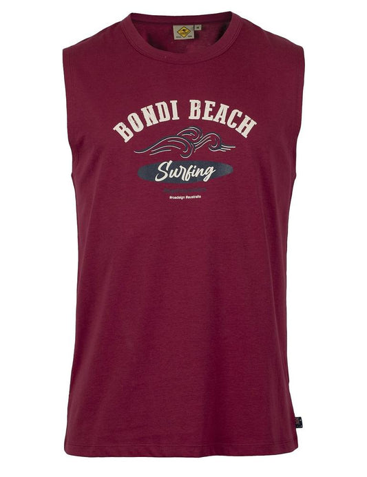 RAJ-POL ROADSIGN MĘSKI TANK TOP BONDY BEACH, BORDOWY  21-036151, 21-036152, 21-036153, 21-036154, 21-036155