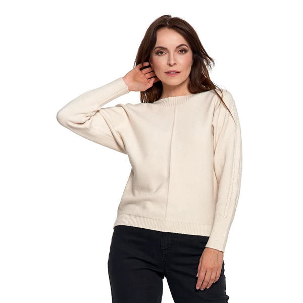 MORAJ SWETER DAMSKI WISKOZOWY O LUŹNYM KROJU BDS3800-002