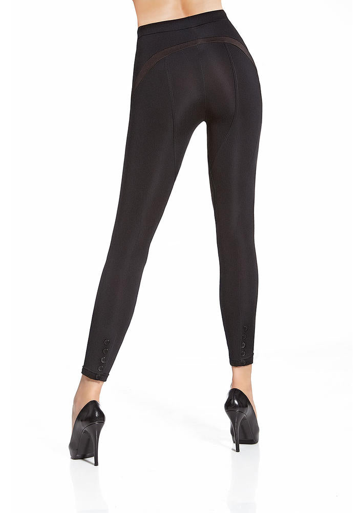 BAS BLEU – Legginsy z dzianiny elastycznej JASMINE PZ, 200 DEN