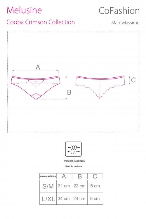 COFASHION PANTY MELUSINE CF 90390 COOBA CRIMSON COLLECTION