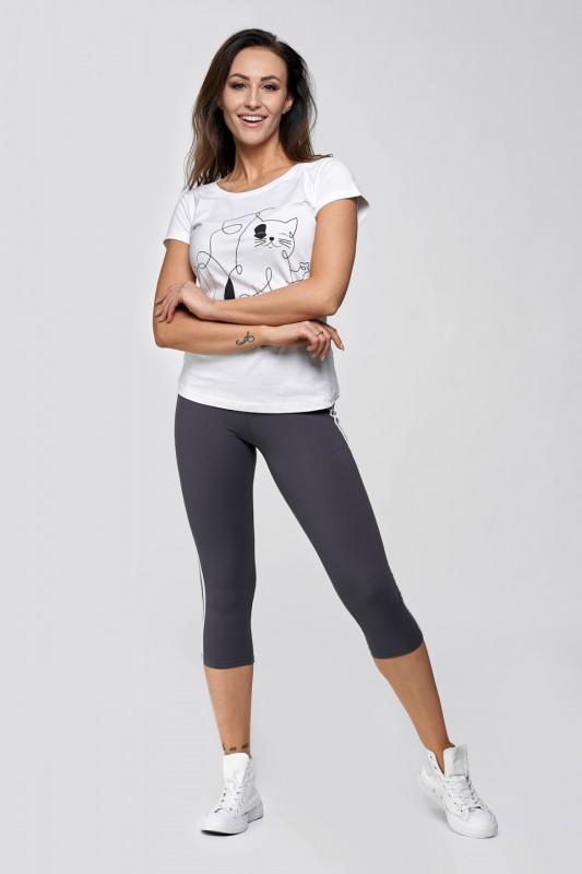 MORAJ LEGGINSY DAMSKIE 3/4 Z LAMPASAMI RDL1100-016