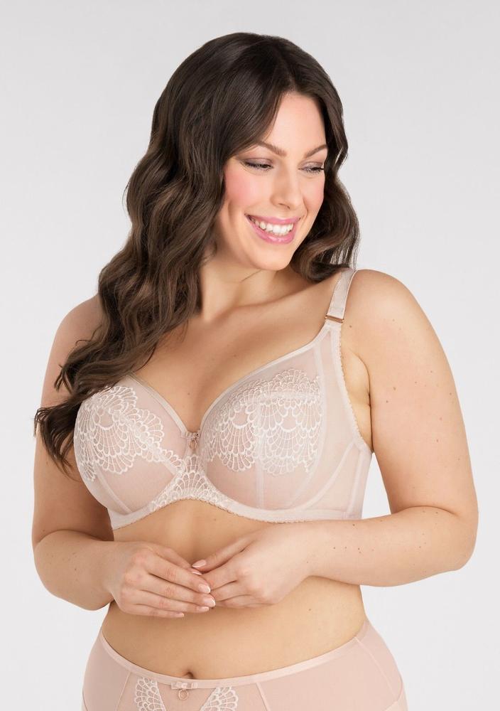 GORSENIA K855 BIUSTONOSZ MIĘKKI BIG JUST BEIGE