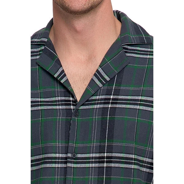 MORAJ PIŻAMA MĘSKA FLANELOWA Z DŁUGIM RĘKAWEM PDM6700-001 AW25/26