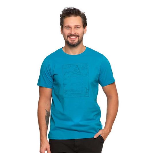 MORAJ T-SHIRT MĘSKI Z NADRUKIEM ŻAGLÓWKI OTS1500-103