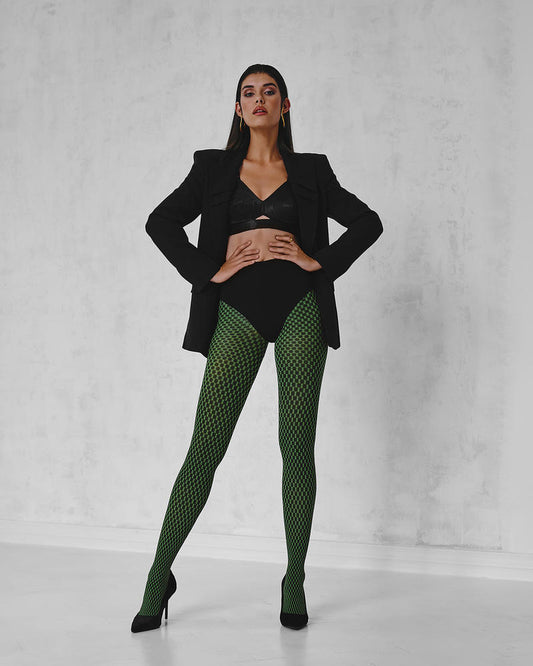 GABRIELLA ABRIL - RAJSTOPY WZORZYSTE Z MIKROFIBRY 3D CODE 279 - AW2022