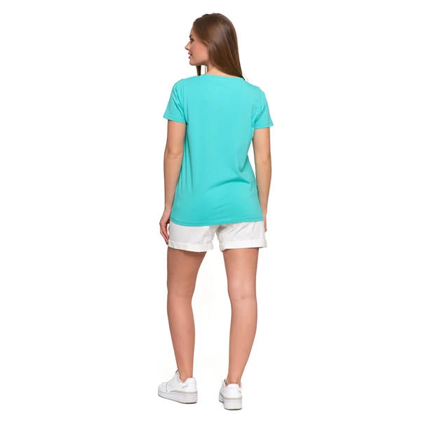 MORAJ T-SHIRT DAMSKI BAWEŁNIANY KLASYCZNY Z NAPISEM BD1500-019