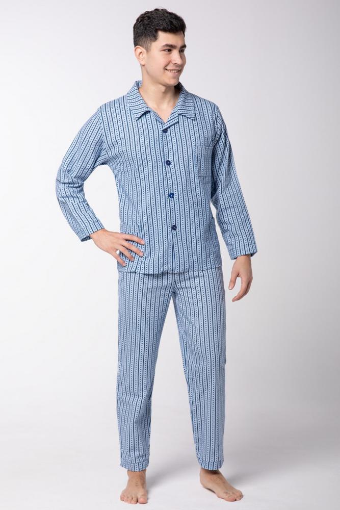 KUBA PIŻAMA MĘSKA FLANELA, ROZPINANA R.L-XXL