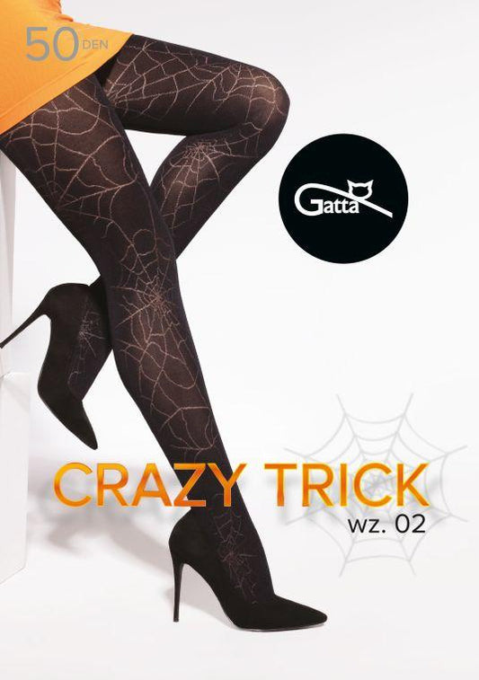 GATTA CRAZY TRICK 01, 02, 03 - RAJSTOPY WZORZYSTE 40/50 DEN - 000.66Y