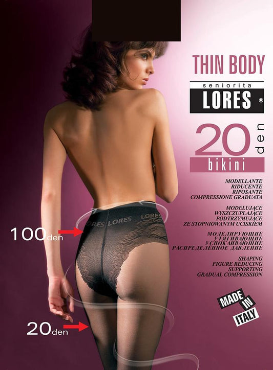 LORES RAJSTOPY BIKINI THIN BODY 20 DEN