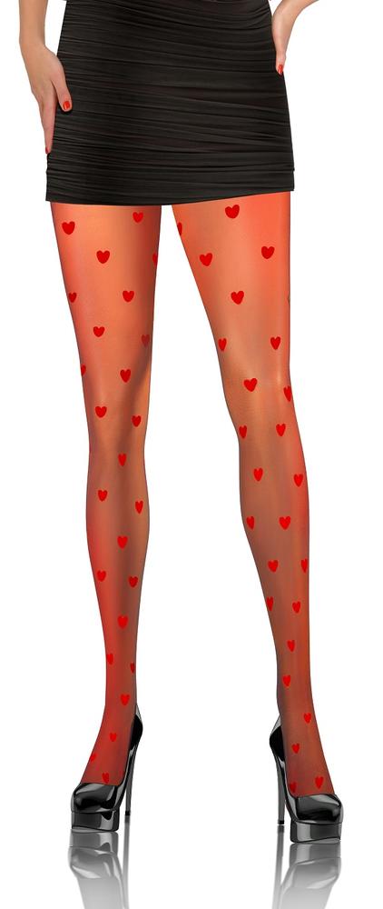 SESTO-SENSO RAJSTOPY W SERDUSZKA FASHION F01 20 DEN