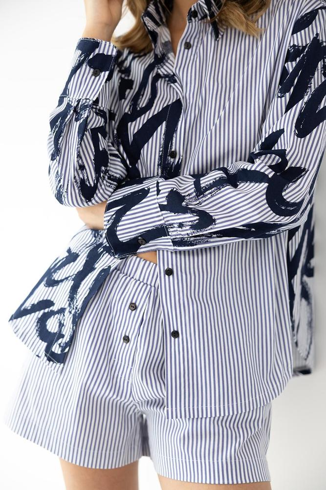 SENSIS PIŻAMA HALLIE KR/R S-XL ROZPINANA