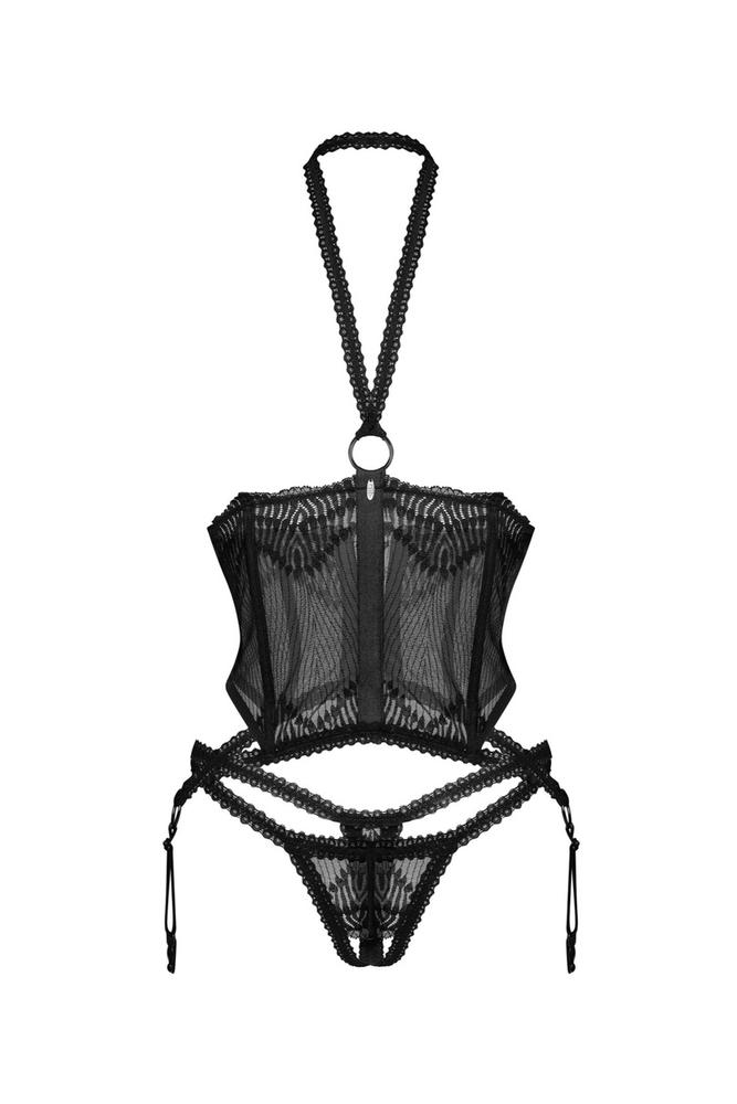 OBSESSIVE ALLIANE KOMPLET GORSET I STRINGI