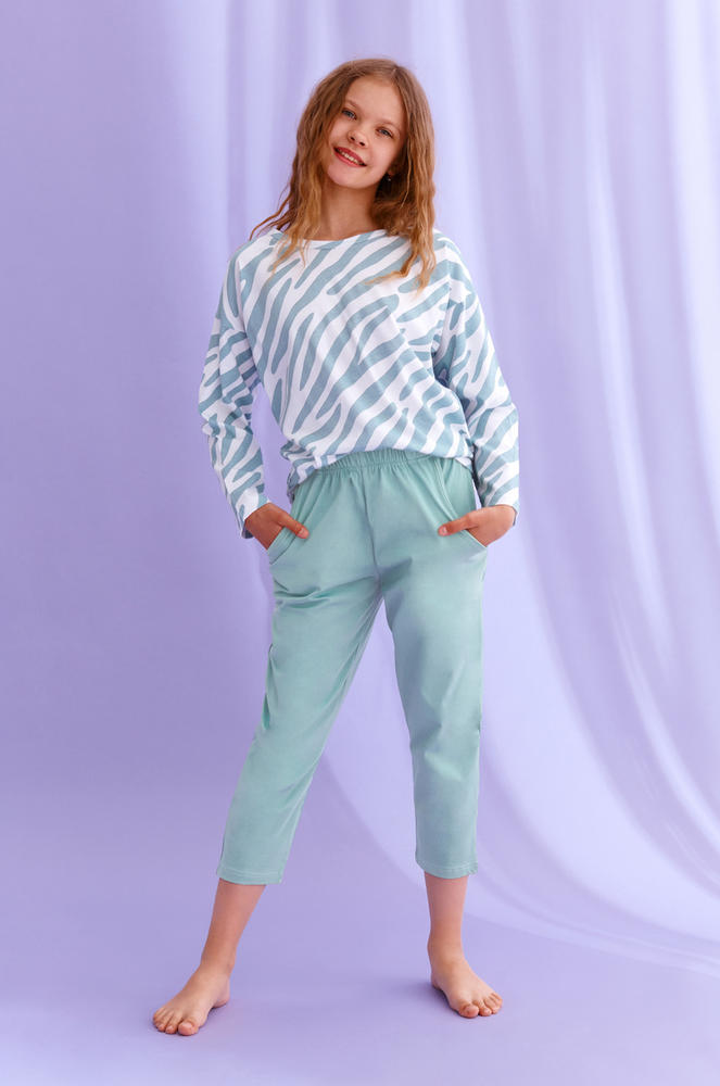 TARO 2619 PIŻAMA DZIEWCZĘCA DŁUGA CARLA AW2021