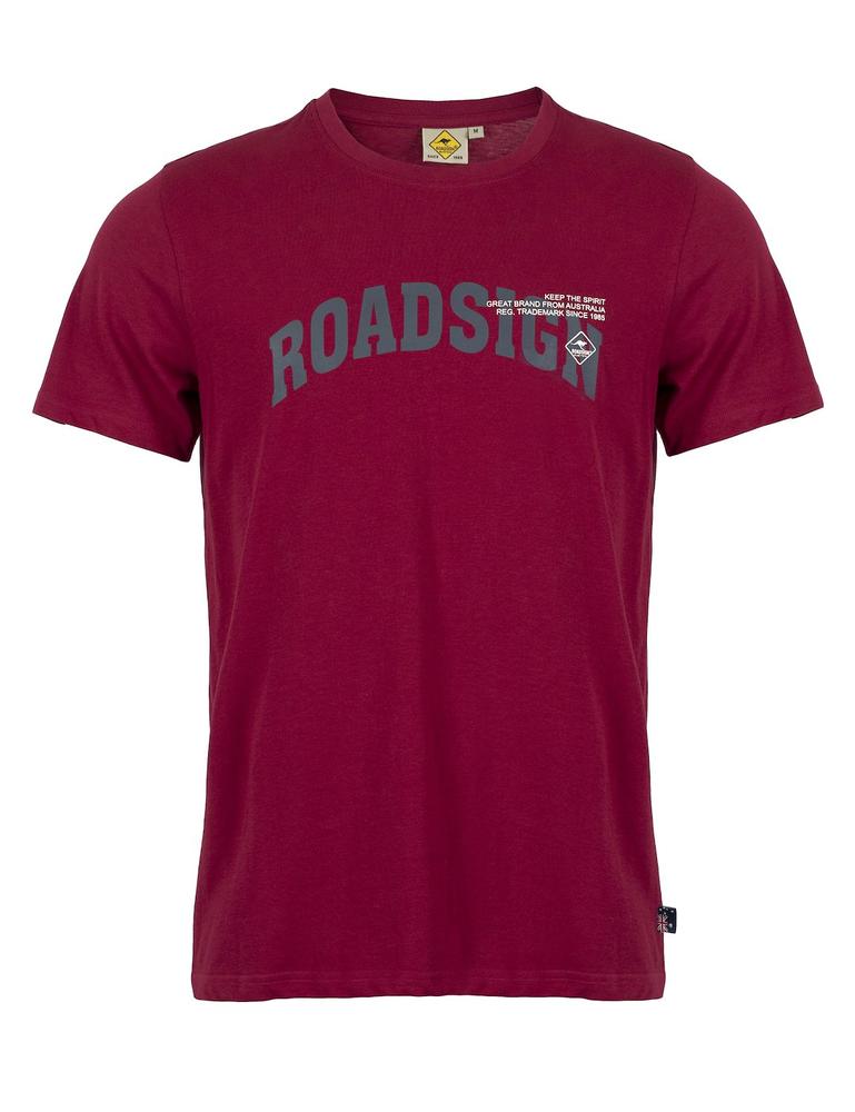RAJ-POL MĘSKI T-SHIRT ROADSIGN, BORDOWY 19-007579-2, 19-007579-4, 19-007579-1, 19-007579-3, 19-007579-5