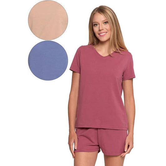 MORAJ PIŻAMA DAMSKA Z KRÓTKIM RĘKAWEM PDD2800-005 AW/25