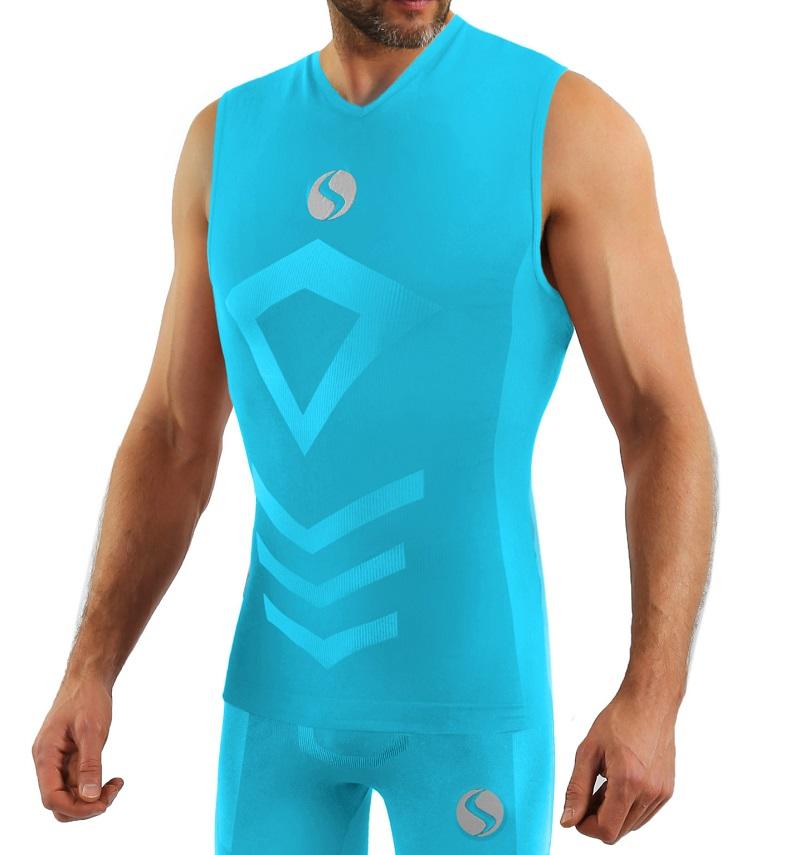 SESTO-SENSO MENS TANK TOP CL 38 - KOSZULKA TERMOAKTYWNA SZEROKIE RAMIĄCZKO