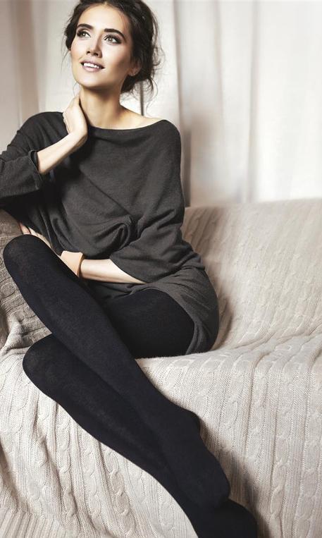 GATTA TOUCH OF CASHMERE - RAJSTOPY GŁADKIE DAMSKIE Z KASZMIREM G88.105 ,288.105- AW2021