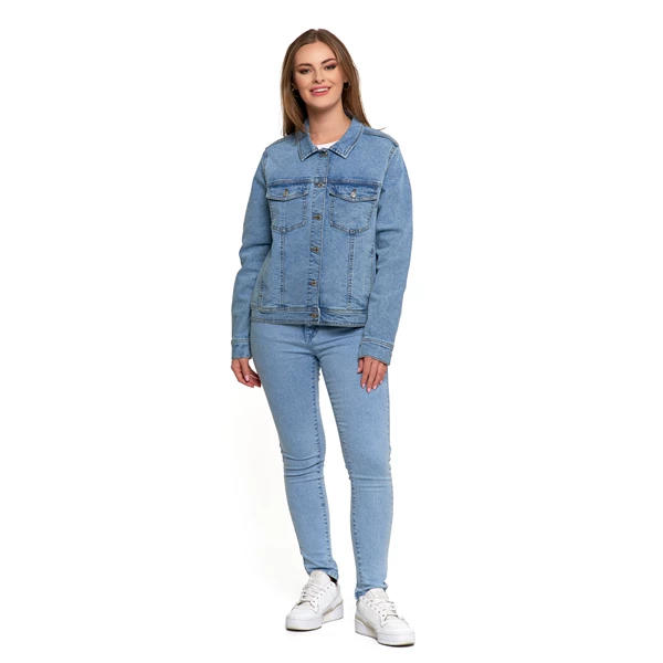 MORAJ KURTKA JEANSOWA DAMSKA KLASYCZNA ODW6500-001