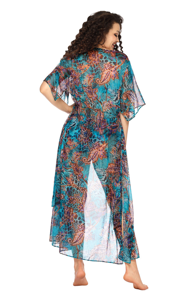 PAREO 008 TURQUOISE MAXI