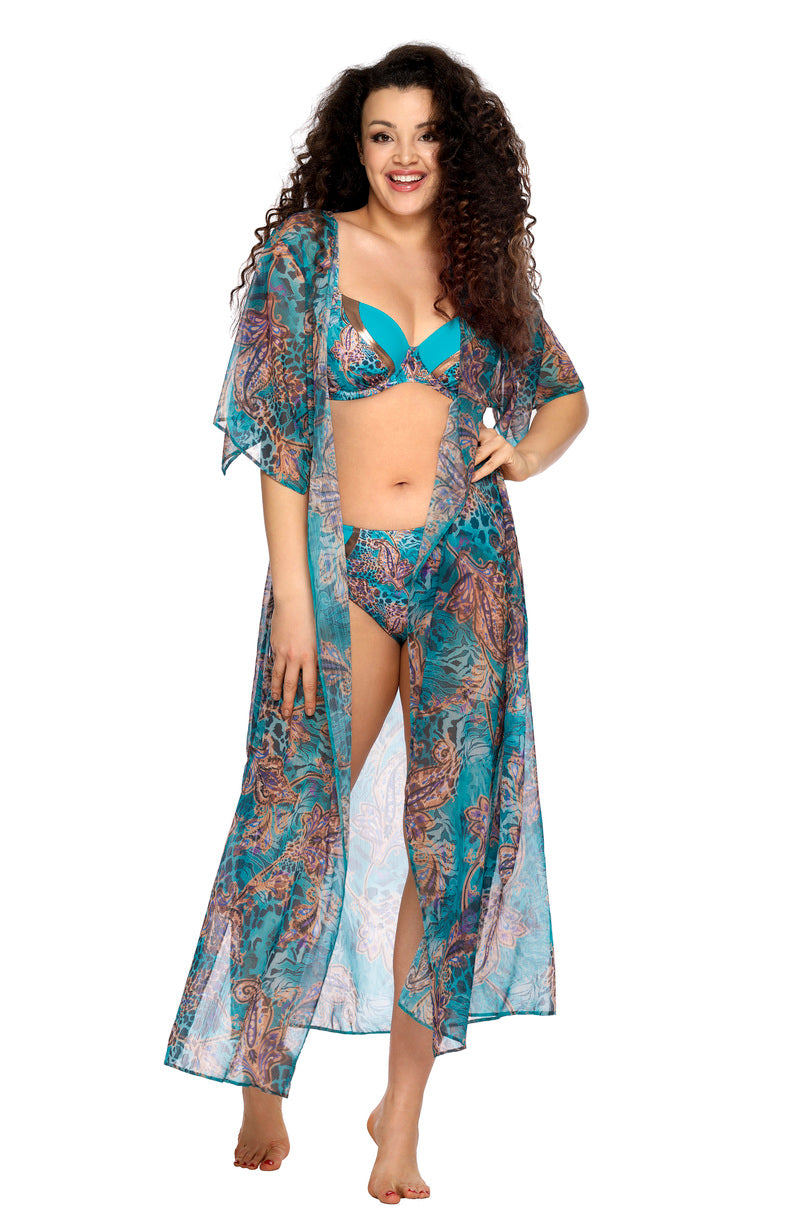 PAREO 008 TURQUOISE MAXI