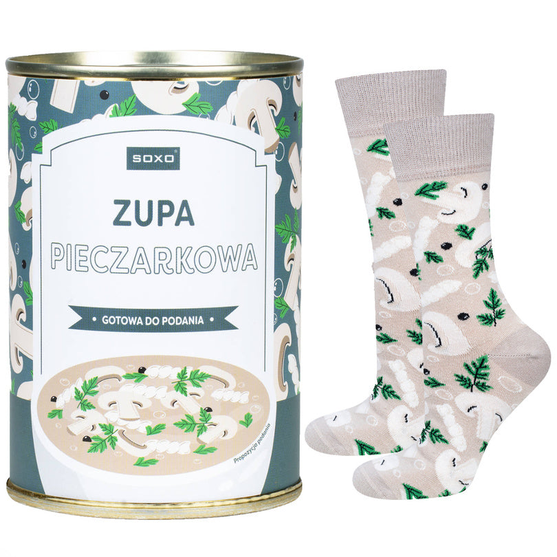 SKARPETY SOXO PIECZARKOWA W PUSZCE DAMSKIE