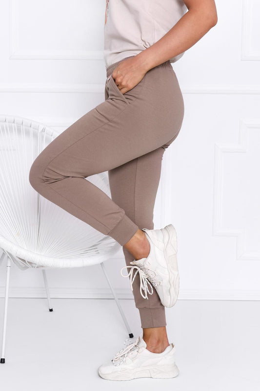 SPODNIE DRESOWE OFF PINK