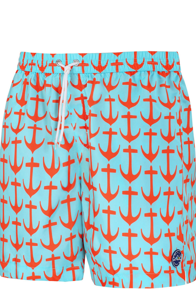 SZORTY KĄPIELOWE MĘSKIE HAPPY SHORTS - SM29 LONG