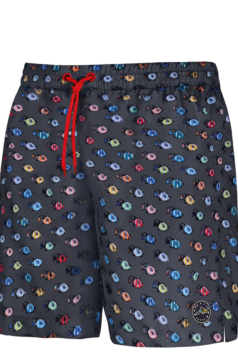 SZORTY KĄPIELOWE MĘSKIE HAPPY SHORTS - SM29 LONG