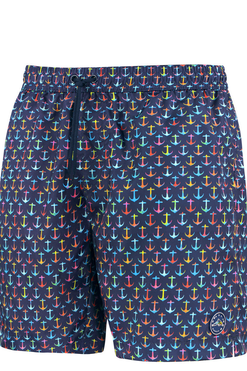 SZORTY KĄPIELOWE MĘSKIE HAPPY SHORTS - SM29 LONG