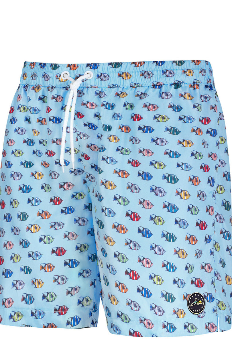 SZORTY KĄPIELOWE MĘSKIE HAPPY SHORTS - SM29 LONG