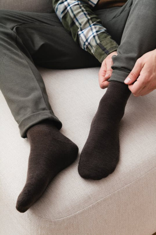 SKARPETY MĘSKIE PÓŁFROTTE MERINO WOOL 130