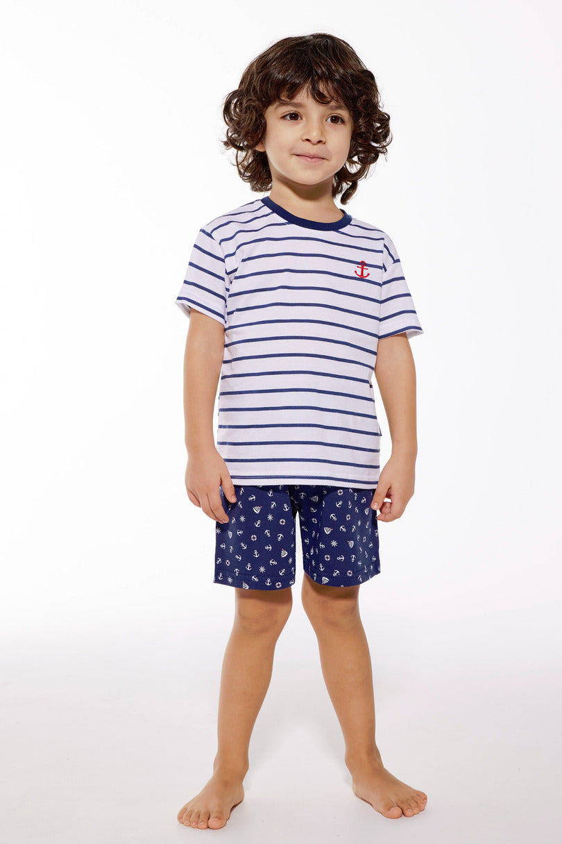 PIŻAMA BOY KIDS KR 801/111 MARINE