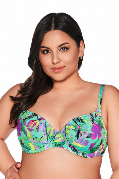 BIUSTONOSZ KĄPIELOWY SK 211 VIBRANT GREEN MAXI