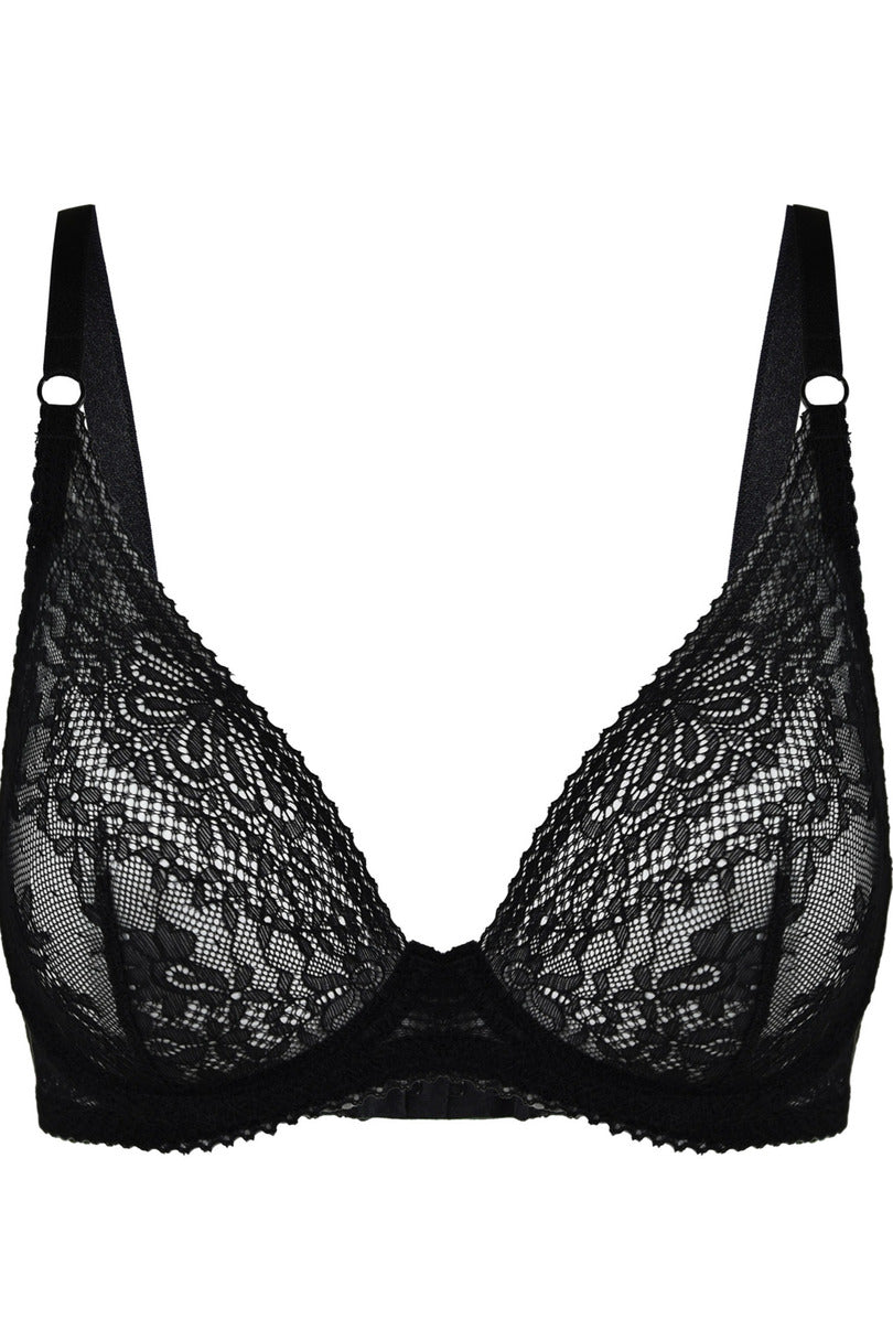 BIUSTONOSZ FANCY BRALETTE 19237 BLACK