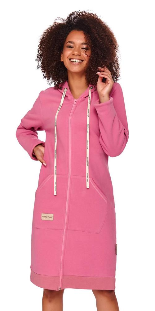 DOCTOR-NAP PODOMKA - SZLAFROK ROZPINANY NA ZAMEK SMZ.9756 - AW2020