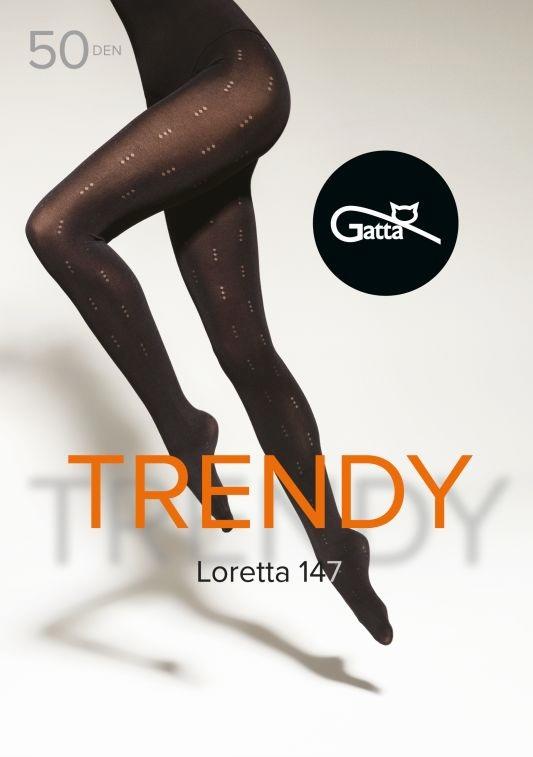 GATTA LORETTA 145, 146, 147, 148, 149 - RAJSTOPY DAMSKIE WZORZYSTE 50 DEN 000.861 - TRENDY 23/24