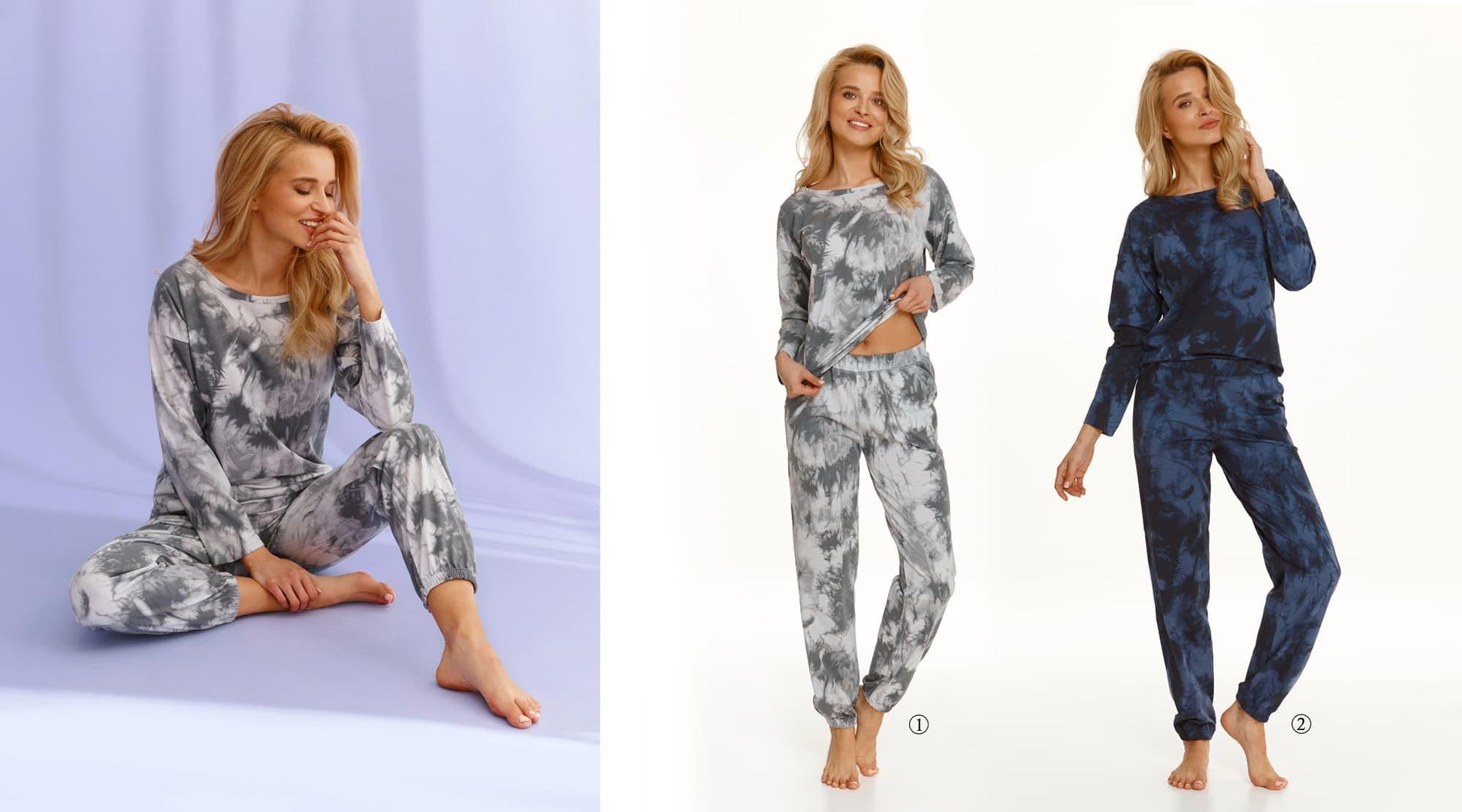 TARO 2554 PIŻAMA DAMSKA DŁUGA PENNY AW2021