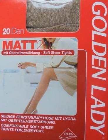 GOLDEN LADY RAJSTOPY DAMSKIE MAJTKOWE MATT 20