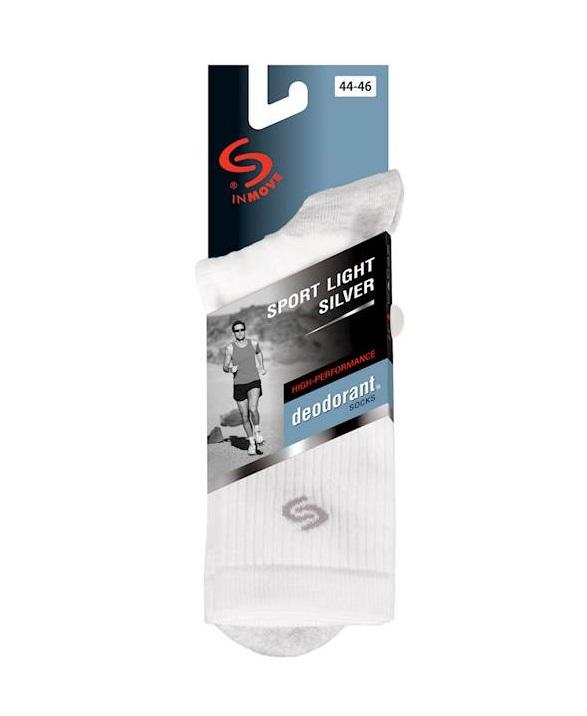 JJW SKARPETKI SPORT LIGHT SILVER DEODORANT