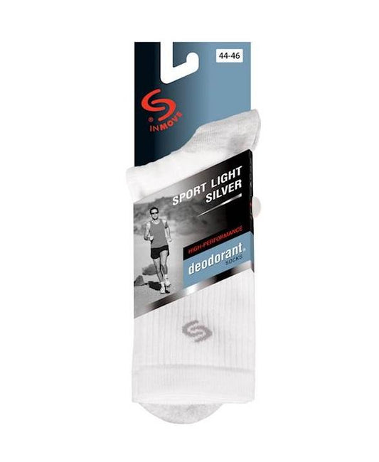 JJW SKARPETKI SPORT LIGHT SILVER DEODORANT